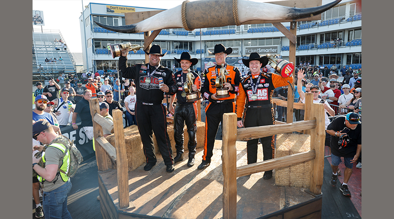 <strong>ASHLEY, HAGAN, J. COUGHLIN JR. & HERRERA COLLECT KEY PLAYOFF WINS AT TEXAS NHRA FALLNATIONALS</strong>