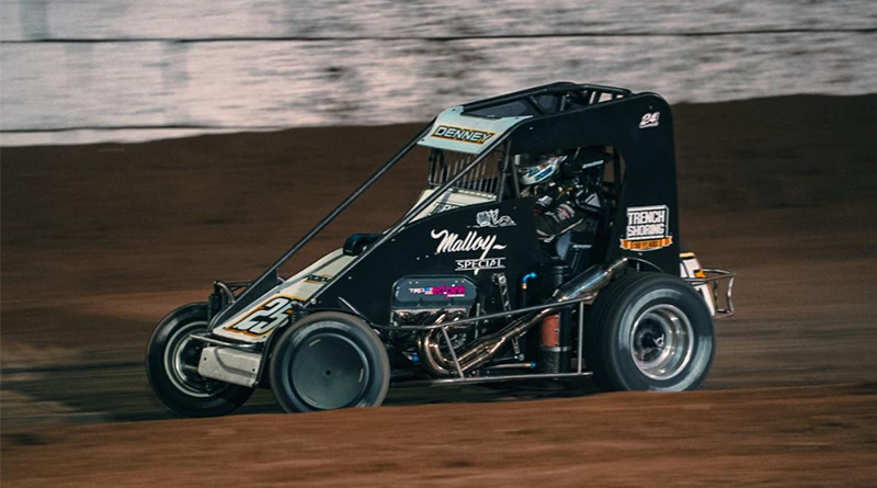 <strong>DENNEY DASHES TO FASTEST TIME IN FRIDAY’S USAC TURKEY NIGHT G.P. PRACTICE</strong>