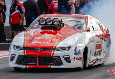 <strong>JORDAN LAZIC FOLLOWS WORLD TITLE IN CONGRUITY NHRA PRO MOD WITH WIN AT LAS VEGAS</strong>