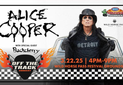 ALICE COOPER HEADLINES ‘OFF THE TRACK’ CONCERT AFTER NHRA ARIZONA NATIONALS QUALIFYING