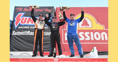 <strong>LANGDON, LEE & ANDERSON ROLL TO WINS IN FRONT OF CAPACITY CROWD AT 40TH ANNUAL NHRA ARIZONA NATIONALS</strong>