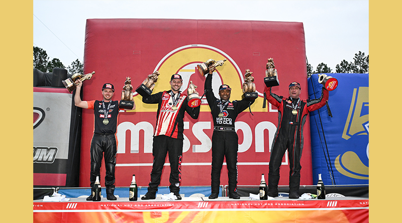 <strong>BROWN, GREEN, GLENN & HERRERA START 2025 WITH WINS AT AMALIE MOTOR OIL NHRA GATORNATIONALS</strong>