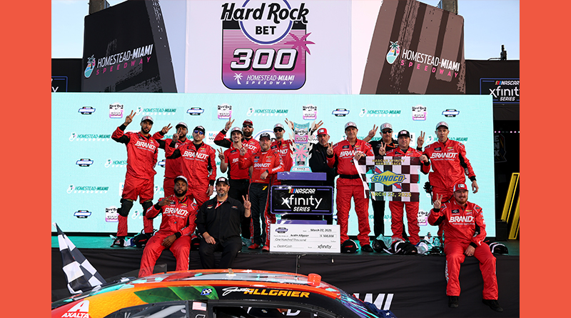 <strong>Allgaier Strikes Gold in Overtime: Wins Xfinity Race and $100K Bonus at Miami</strong>