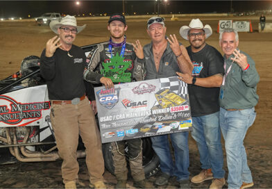 <strong>THREE’S A CHARM FOR RICKY LEWIS WITH USAC CRA SPRINTS AT IMPERIAL</strong>