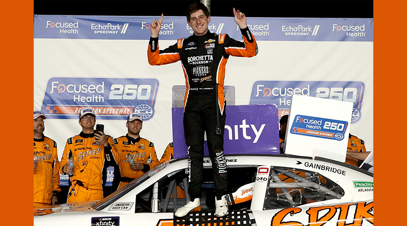 Rookie Nick Sanchez scores first career NASCAR Xfinity Series win at ...