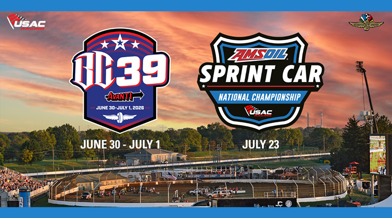 TICKETS ON SALE NOW FOR 2026 USAC EVENTS AT IMS DIRT TRACK